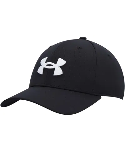 UNDER ARMOUR MEN'S UNDER ARMOUR BLACK BLITZING ADJUSTABLE HAT