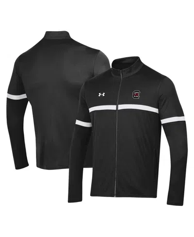 Under Armour Men's  Black South Carolina Gamecocks 2023 Assist Warm Up Full-zip Jacket