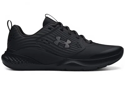 Pre-owned Under Armour Men's  Commit 4 Sneakers In Ultimatein Black/ultimate Black/castlerock