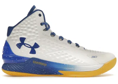 Pre-owned Under Armour Men's  Curry 1 Dub Nation (2015/2021/2023) Sneakers In White/taxi/royal