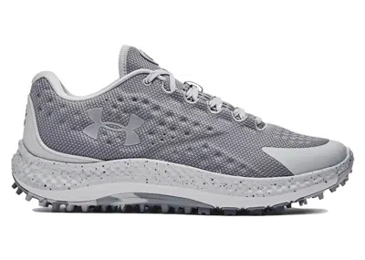 Pre-owned Under Armour Men's  Curry 1 Golf Sneakers In Steel/halo Grey