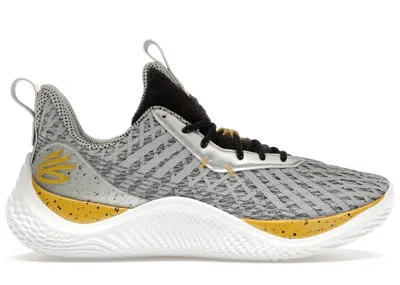 Pre-owned Under Armour Men's  Curry 10 Father To Son Sneakers In Wolf Grey/black/gold In Multi