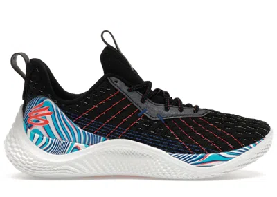 Pre-owned Under Armour Men's  Curry 10 Magic Sneakers In Black/ Blue/red In Multi