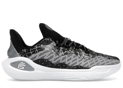 Pre-owned Under Armour Men's  Curry 11 Bruce Lee Future Dragon Sneakers In Black/metallic Silver/white In Multi