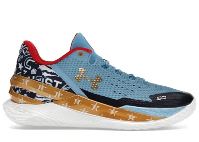 Pre-owned Under Armour Men's  Curry 2 Low Flotro Allstar (2023) Sneakers In Blue/yellow In Multi