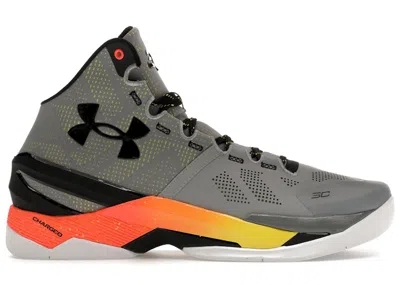 Pre-owned Under Armour Men's  Curry 2 Retro Iron Forges Iron (2022) Sneakers In Steal/sunbleached/black