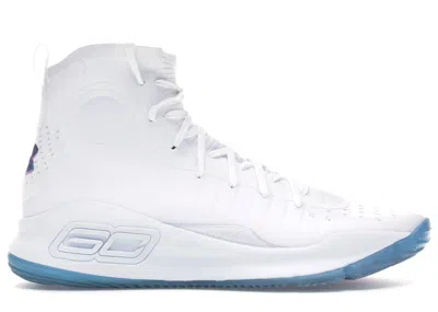 Pre-owned Under Armour Men's  Curry 4 Allstar (2018) Sneakers In White/blue In Multi