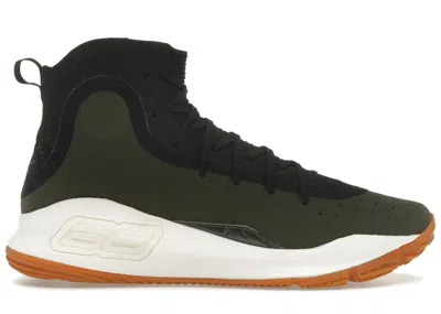 Pre-owned Under Armour Men's  Curry 4 History Month Sneakers In Green/black/gum