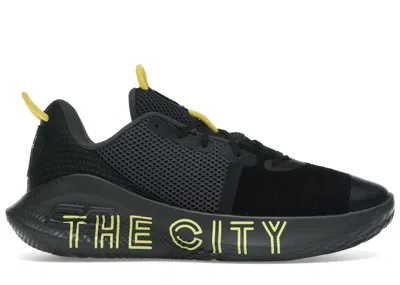 Pre-owned Under Armour Men's  Curry 6 Flotro The City Sneakers In Black/jet Grey/taxi In Multi
