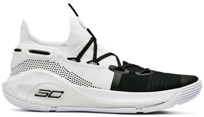 Pre-owned Under Armour Men's  Curry 6 Working On Excellence Sneakers In White/black