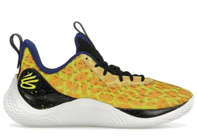 Pre-owned Under Armour Men's  Curry Flow 10 Bang Bang Sneakers In Yellow