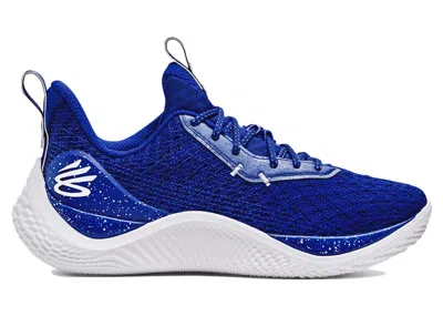 Pre-owned Under Armour Men's  Curry Flow 10 Team Sneakers In Team Royal/white In Multi