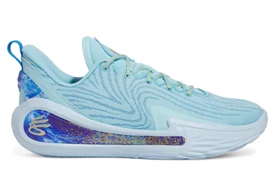 Pre-owned Under Armour Men's  Curry Flow 12 Pisces Sneakers In Stream/white