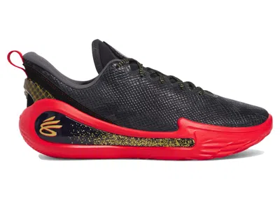 Pre-owned Under Armour Men's  Curry Flow 12 Year Of The Snake Sneakers In Black/grey/red