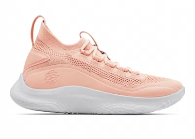 Pre-owned Under Armour Men's  Curry Flow 8 Classy Sneakers In Pink/white