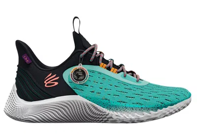 Pre-owned Under Armour Men's  Curry Flow 9 History Month Sneakers In Neptune/black In Multi