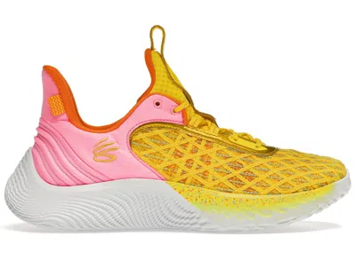 Pre-owned Under Armour Men's  Curry Flow 9 Sesame Street Big Bird Sneakers In Yellow/orange