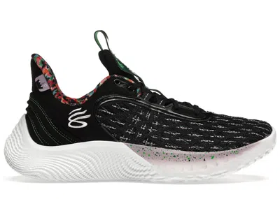 Pre-owned Under Armour Men's  Curry Flow 9 Sesame Street The Count Sneakers In Black/violet