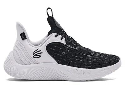 Pre-owned Under Armour Men's  Curry Flow 9 Tb Sneakers In White/black