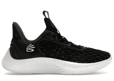 Pre-owned Under Armour Men's  Curry Flow 9 Team Sneakers In Black/white