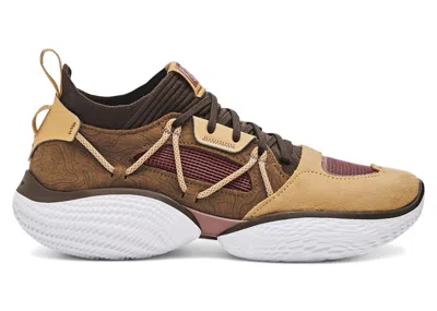 Pre-owned Under Armour Men's  Curry Flow Cozy Sneakers In Mesa Yellow/coyote