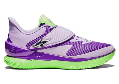 Pre-owned Under Armour Men's  Curry Fox 1 The Beam Sneakers In Purple/green