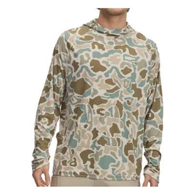 Under Armour Men's  Fish Elite Printed Long Sleeve Hooded T-shirt In Multi