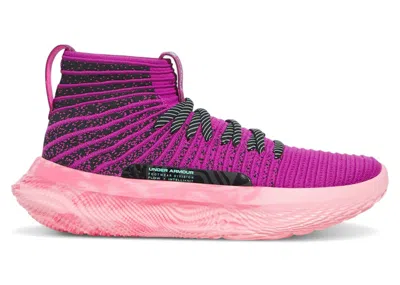 Pre-owned Under Armour Men's  Flow Futr X Elite Hoopnotic Sneakers In Andromeda Purple/black/comet Green