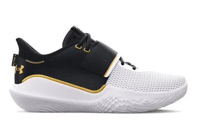 Pre-owned Under Armour Men's  Flow Futr X Gold Sneakers In Black/white/metallic Gold