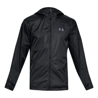Under Armour Men's  Forefront Rain Training Sports Jacket Black