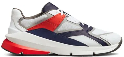Pre-owned Under Armour Men's  Forge 96 Red Sneakers In White/radio Red/blue In Multi