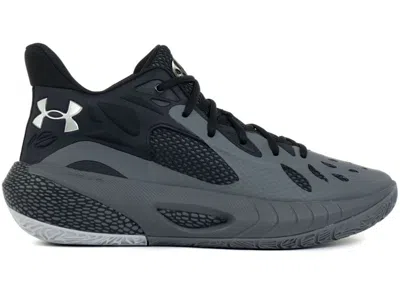 Pre-owned Under Armour Men's  Hovr Havoc 3 Sneakers In Pitch Grey/black/metallic Silver
