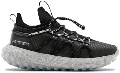 Pre-owned Under Armour Men's  Hovr Summit Fat Tire Halo Grey Sneakers In Black/halo Gray