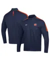 Under Armour Men's  Navy Auburn Tigers Midlayer Half-zip Jacket In Navy