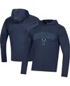 Under Armour Men's  Navy Howard Bison 2023 Sideline Tech Hooded Raglan Long Sleeve T-shirt In Navy