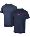 Under Armour Men's  Navy Jackson State Tigers 2023 Sideline Performance Raglan T-shirt In Navy