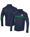 Under Armour Men's  Navy Notre Dame Fighting Irish Gameday Camo Quarter-zip Top In Navy