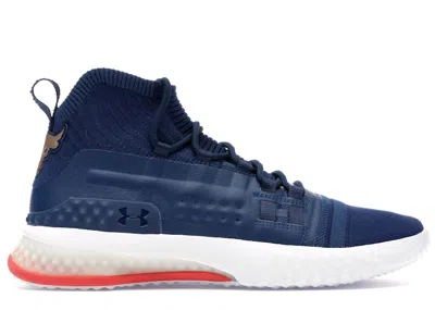 Pre-owned Under Armour Men's  Project Rock 1 Sneakers In Blue/white/red