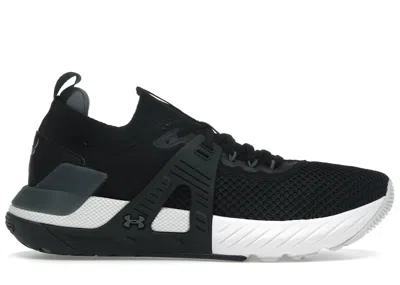 Pre-owned Under Armour Men's  Project Rock 4 Sneakers In Black/white