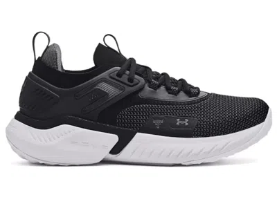 Pre-owned Under Armour Men's  Project Rock 5 Sneakers In Black/white In Multi