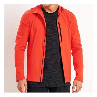 Under Armour Men's  Running Sports Hooded Quick Dry Waterproof Jacket Orange