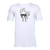 Under Armour Men's  Sc30 Freehand Eddy Basketball Sports Short Sleeve White