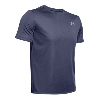 Under Armour Men's  Speed Stride Running Sports Short Sleeve Blue