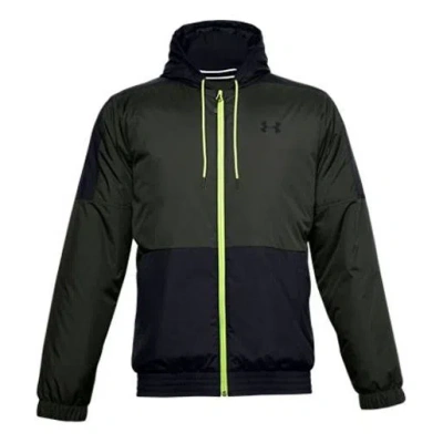 Under Armour Men's  Sportstyle Insulate Training Sports Jacket Green In Black