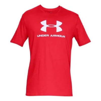 Under Armour Men's  Sportstyle Training Sports Short Sleeve Red