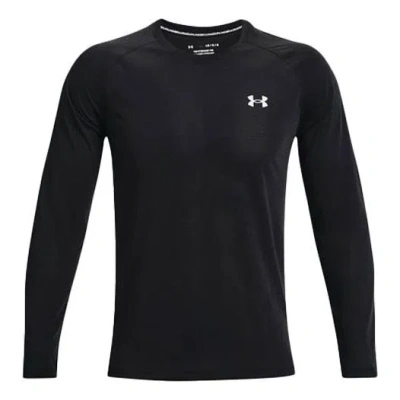 Under Armour Men's  Streaker Logo Running Sports Long Sleeves Black