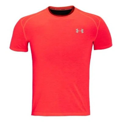 Under Armour Men's  Streaker Series Running Sports Short Sleeve Red