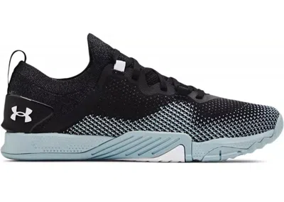 Pre-owned Under Armour Men's  Tribase Reign 3 Nm Sneakers In Black/blue In Multi