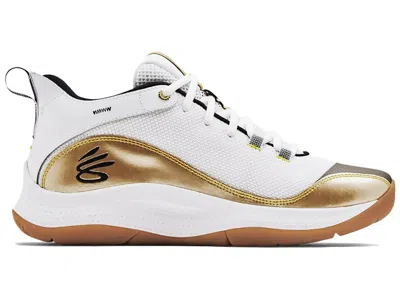 Pre-owned Under Armour Men's  Ua 3z5 Sneakers In White/gold/navy Blue