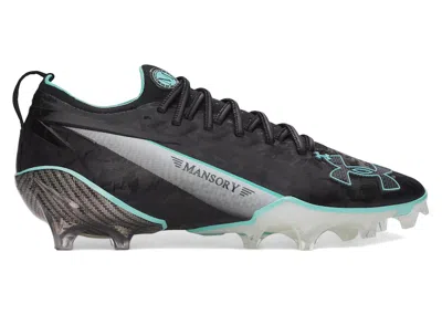 Pre-owned Under Armour Men's  Ua Blur Pro Mansory Sneakers In Black/castlerock/tropical Tide